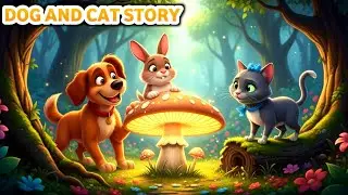 Dog and Cat Best Friends | Magical Forest Adventure | Kids Cartoon Story | Cartoonspark Tales 