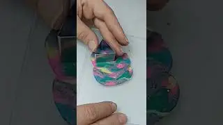 Using leftover polymer clay #shorts