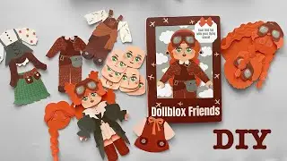 Roblox-Style Paper Doll Pilot | DIY Craft Set with Outfits & Faces