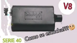 C&oacute;mo se escucha Un tipo flowmaster serie 40 🔥SILENTT