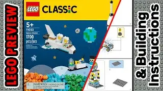 PREVIEW: 11022, LEGO CLASSIC, Space Mission​ & Building Instructions! LEGO 2022