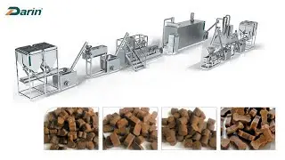 Semi moist soft pet treats processing line