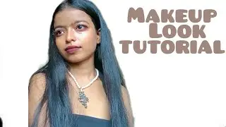 Romantic &hearts;️goth makeup look tutorial 🎀💗||tutorial || makeuplook || goth || simple||
