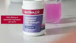Nutra-Life Magnesium Glycinate Powder TW YT website video 1980x1080px