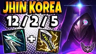 Jhin vs Aphelios ADC / Patch 13.4 Korea Master / Season 13 [ 12 / 2 / 5 ] ⭐