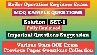 BOE Exam | Sample MCQ Important Question | Various States Previous Year Solved | Practice SET -1