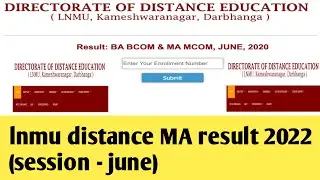 Ddelnmu ka MA ka result kaise check kare privious & final (session - june )
