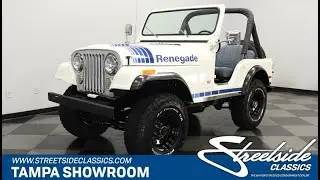 1978 Jeep CJ5 Renegade Levi Tribute for sale | 3732-TPA