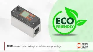 Metal Work Pneumatic - Flowmeter Series Flux 1 - 2 - energy saving