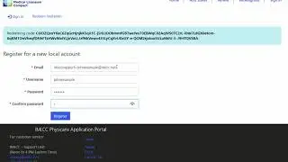 Interstate Medical Licensure Compact -  Creating a secure portal account