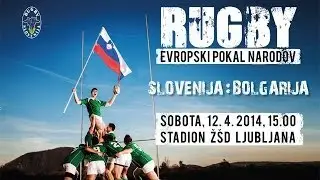 Rugby Slovenia vs. Bulgaria 1st half 13th April 2014