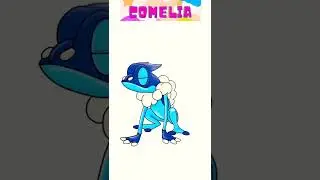 Frogadier🐸 #frogadier #pok&eacute;mon #drawing #ibispaint #ibispaintx #speedpainting #shorts #comelia