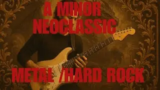 Neoclassical Guitar Backing Track in A Minor | Malmsteen Style Jam Track (A Aeolian Mode)