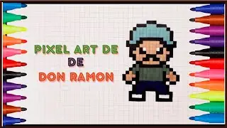 Como dibujar a DON RAMON en pixel art Tutorial paso a paso#como#pixelart#arttutorial#drawing#dibujar