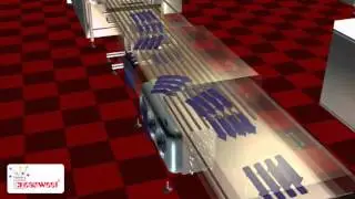 Автоматическая линия конфет из халвы и сухофруктов