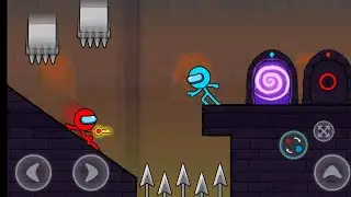 Red and Blue stickman # 3D all-Gameplay Trailer Android Mobile
