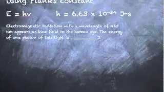 Chemistry 6.2 energy frequency relationship
