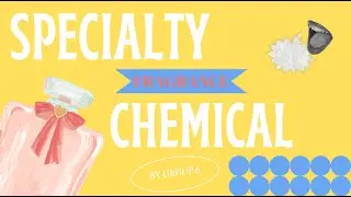 🫧⋆｡˚ SPECIALTY CHEMICAL : FRAGRANCE 🧴🌬️