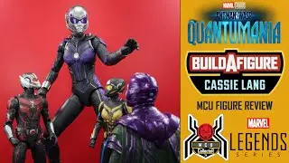 Обзор фигурки из фильма Marvel Legends Кэсси Лэнг BAF «Человек-муравей и Оса» Quantumania Wave MCU