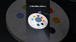 🎨 True blue vs random colors #mixingcolors #satisfying #shorts
