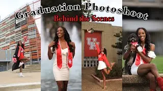 Graduation Photoshoot Behind the Scenes!! | University of Houston