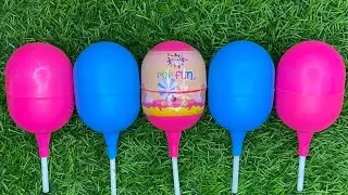 New Glitter Rainbow Lollipop Candy I Cutting| ASMR | Satisfying Video