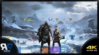God of War : Ragnar&ouml;k Premium Dynamic Theme PS4 [4K] Showcase!