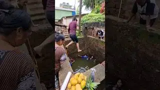Viva Sao Joao festival Goa 2023 🤽&zwj;♂️🍻 Jumping in well at Vasco #shorts #Goa #Festival #konkanisongs