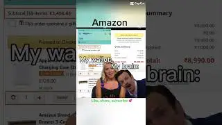 When shopping on Amazon #amazon  #funny #shorts