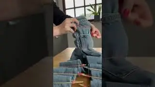 Einfache Upcycling Idee f&uuml;r deine Jeans 👖