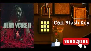 Alan Wake 2 Cult Stash Key code #ps5 #alanwake2 #gaming #youtube #gameplay #gamer