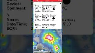 LightPollutionMap.info iOS demo video