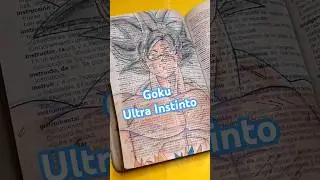 Dibujando a Goku 🐲💥 #dibujosanime #art #comodibujar #dibujo #drawing #ultrainstinct #goku #pintor