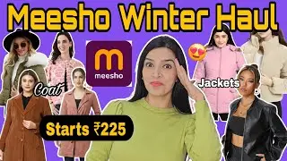 Meesho Winter Wear Haul | Coat Jacket Shrug  Under 500 💕 Must Try!! 💕 Meesho Haul #meesho
