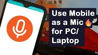 How to Use Mobile Mic for PC or Laptop [Very Easy way]