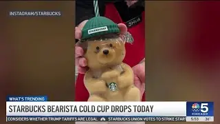 Starbucks' new &lsquo;Bearista' cup is part of the chain's 2025 holiday menu