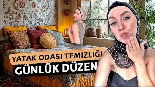 Yatak Odası Temizliği 🛏️✨ G&uuml;nl&uuml;k D&uuml;zen ve Hızlı Rutin #cleaning #cleanwithme #vlog #temizlik