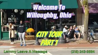 Экскурсия по городу Уиллоуби, Огайо. Шопинг в окнах. Часть 1. #firstvlog #citytour #firstamendment
