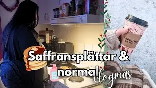 Julfrukost saffransplättar | Följ med mig till NORMAL + haul | vlogmas ♥