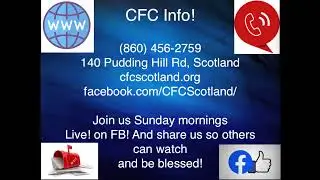 Christian Fellowship Church / CFC Scotland, CT Live Stream