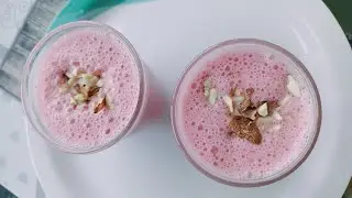 Gulkand lassi | Rose lassi | how to make lassi..| refreshing summer drink #lassi