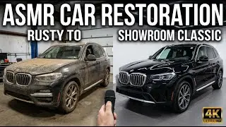 ASMR Car Restoration 2023 BMW X3 Black Luxury SUV Full Rebuild From Rusty to Showroom Classic