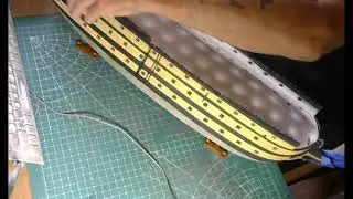 HELLER HMS VICTORY 1/100  WINTER BUILD VIDEO 2
