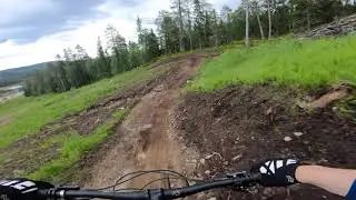 Iso-Syöte Bikepark Reitti 3 Enduro Punainen