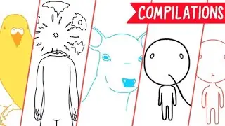 All Head Inflation Animated Compilation
