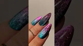 cateye & jellies ✨️ #velvet #gelnails #sparklynails