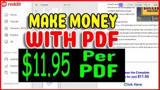 Generate $11.95 Per PDF Sale using uPDF 2.0 and Reddit Automation