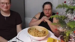 Mukbang Spagetti, köttfärssås med parmigiano ost