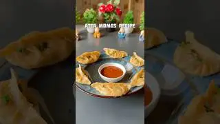 Trending recipe of healthy atta momo #shorts #momos #healthy #snacks #recipe
