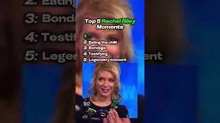 Top 5 Rachel Riley moments